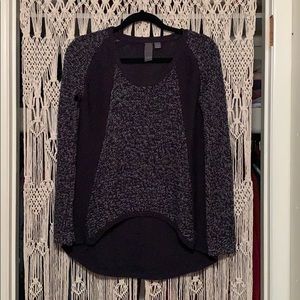 Women’s blue tunic sweater